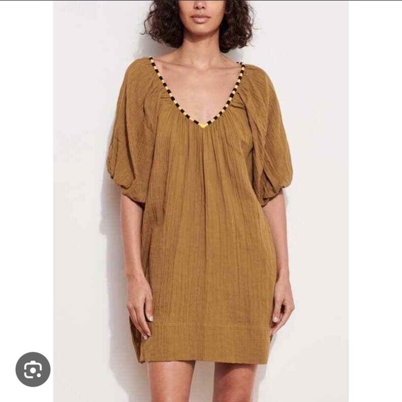 Anthropologie Sundry Embroidered Short Dress - Picture 1 of 7